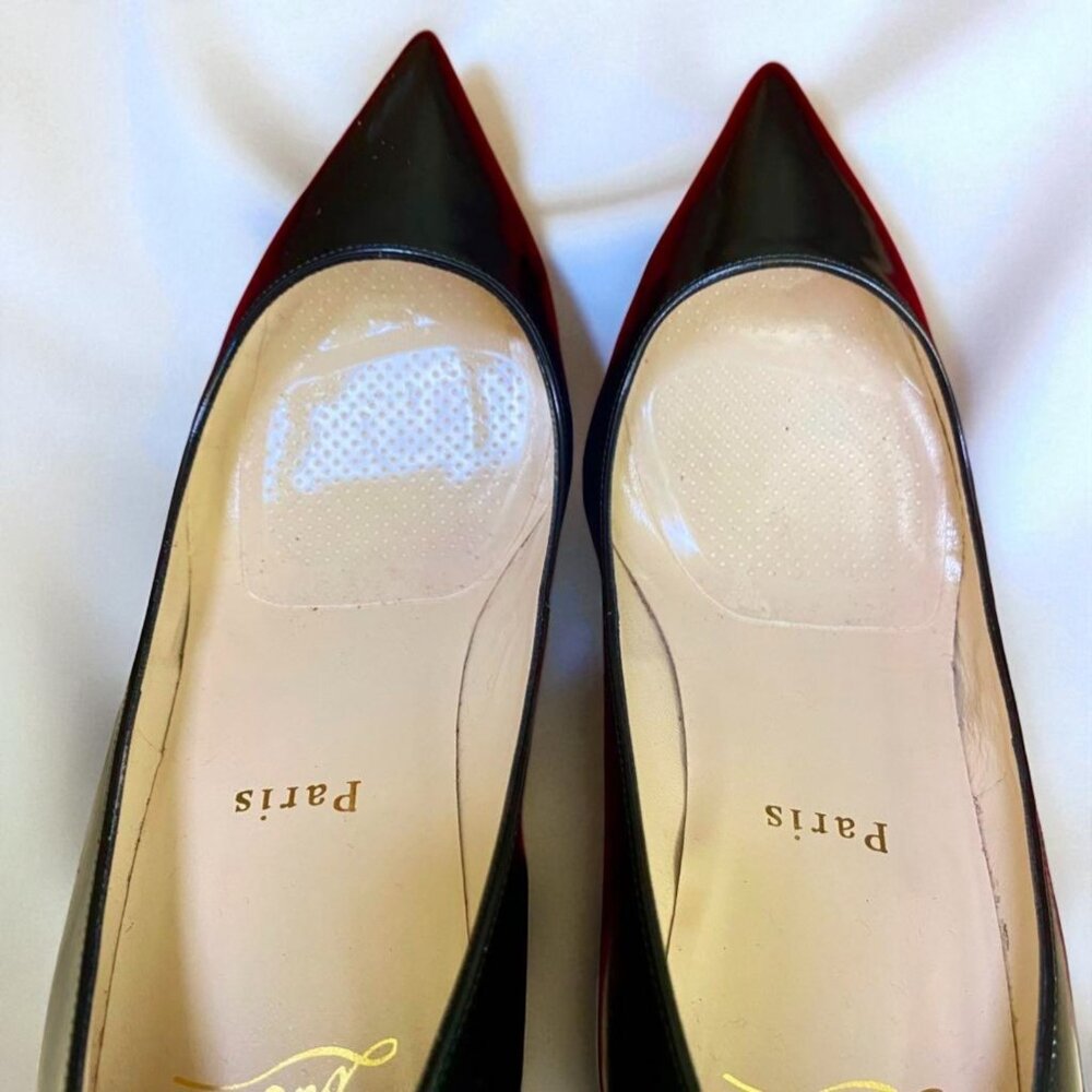 Christian Louboutin Pigalle 85 Patent Black Pumps - Picture 10 of 12